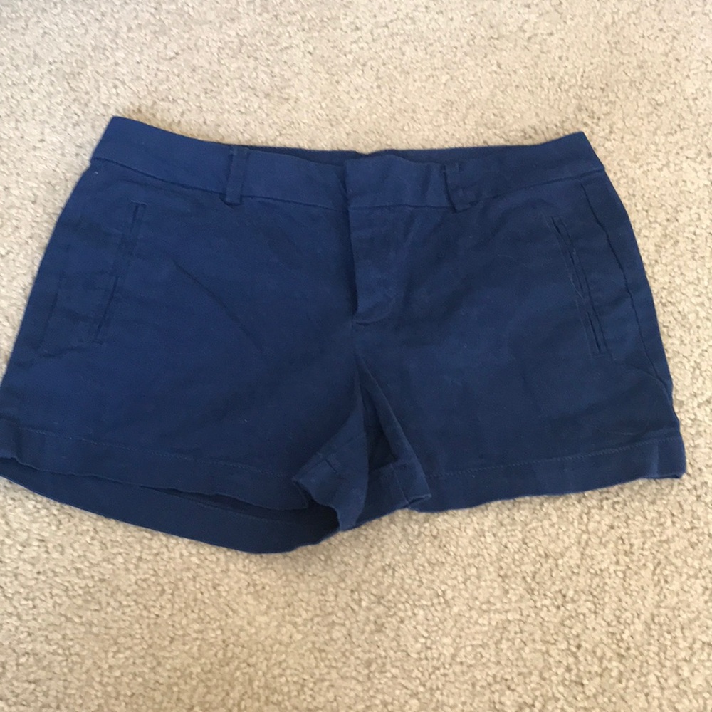 a.n.a Navy Twill Chino Shorts